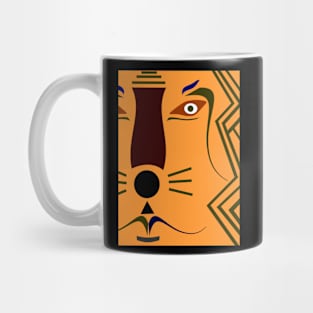 head lion Mug